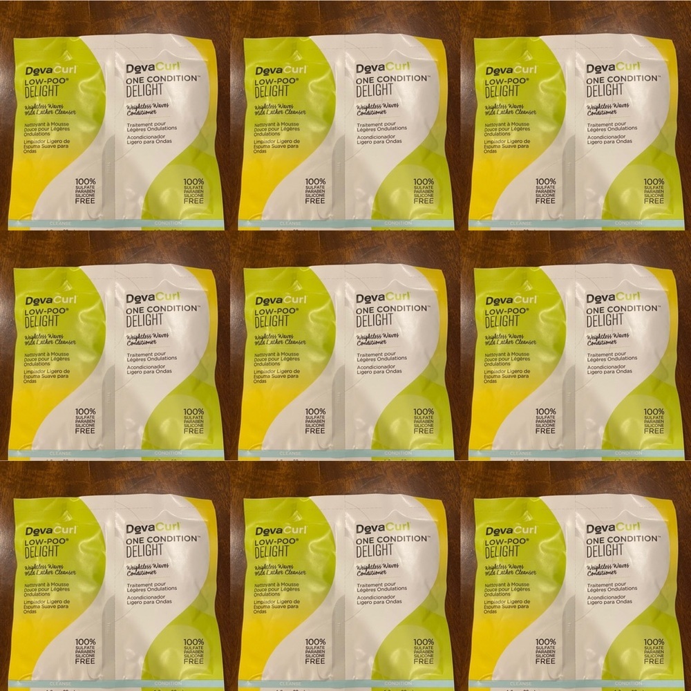 DevaCurl Low-Poo Delight Shampoo Conditioner 1 oz